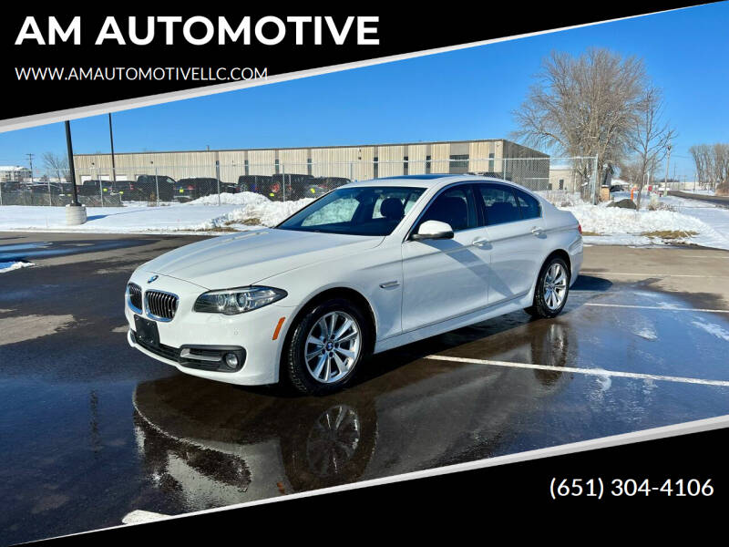 2016 BMW 5 Series for sale at AM AUTOMOTIVE in Forest Lake MN