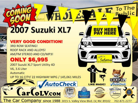 2007 Suzuki XL7 for sale at The Car Company in Las Vegas NV