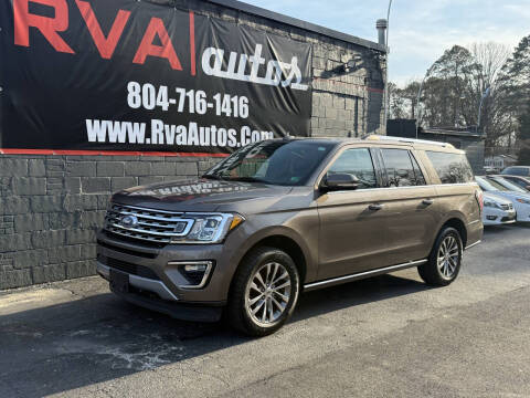2018 Ford Expedition MAX for sale at RVA Automotive Group in Richmond VA