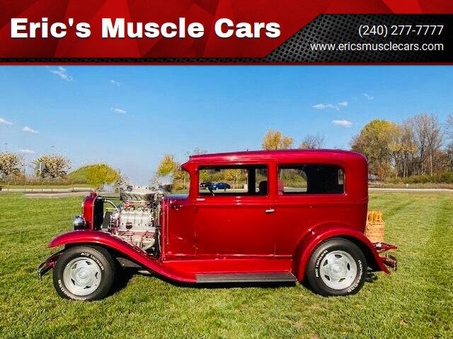 1931 Chevrolet Street Rod for sale at Eric's Muscle Cars in Clarksburg MD