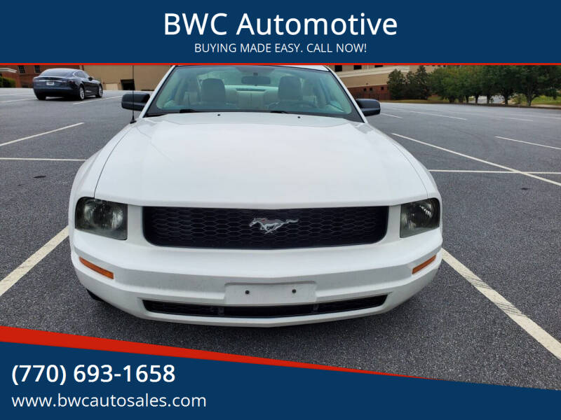 2006 Ford Mustang for sale at BWC Automotive in Kennesaw GA
