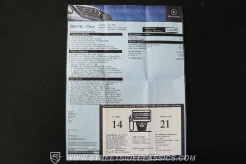 2004 Mercedes-Benz SL-Class SL 55 AMG