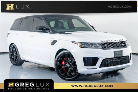 2020 Land Rover Range Rover Sport for sale at HGREG LUX EXCLUSIVE MOTORCARS in Pompano Beach FL