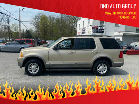 2002 Ford Explorer for sale at DND AUTO GROUP in Belvidere NJ