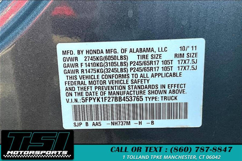 2011 Honda Ridgeline RT