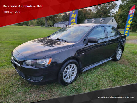 2011 Mitsubishi Lancer for sale at Riverside Automotive INC in Aberdeen MD