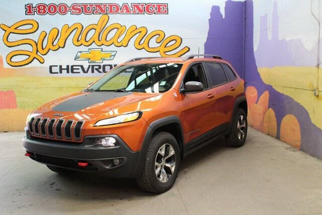 Used 2016 Jeep Cherokee Trailhawk with VIN 1C4PJMBS8GW146302 for sale in Grand Ledge, MI