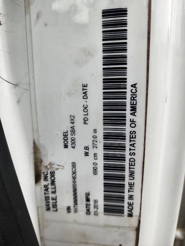 2017 International DuraStar 4300