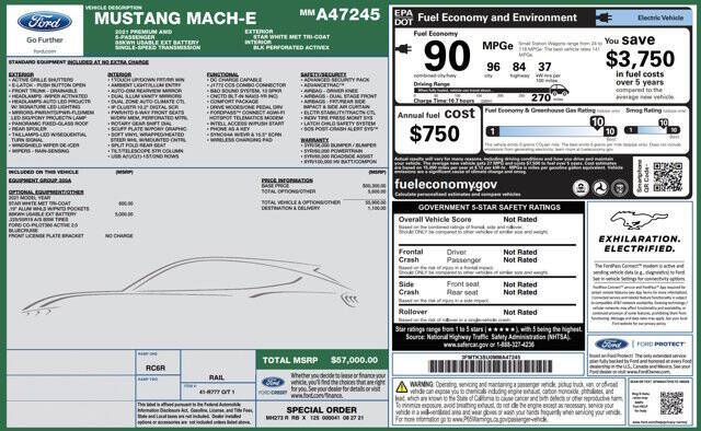 2021 Ford Mustang Mach-E Premium