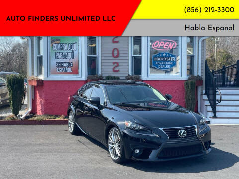 2015 Lexus IS 250 for sale at Auto Finders Unlimited LLC in Vineland NJ