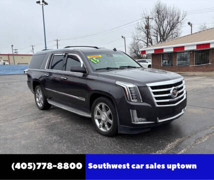 2015 Cadillac Escalade ESV for sale at Southwest Car Sales Uptown in Oklahoma City OK
