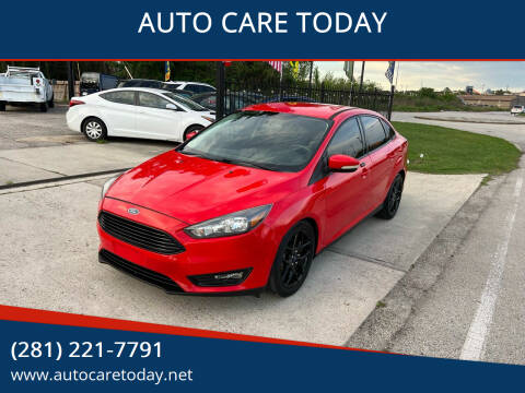 2016 Ford Focus for sale at AUTO CARE TODAY in Spring TX