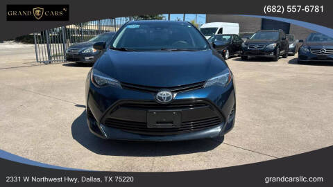 2019 Toyota Corolla for sale at GRAND CARS in Dallas TX