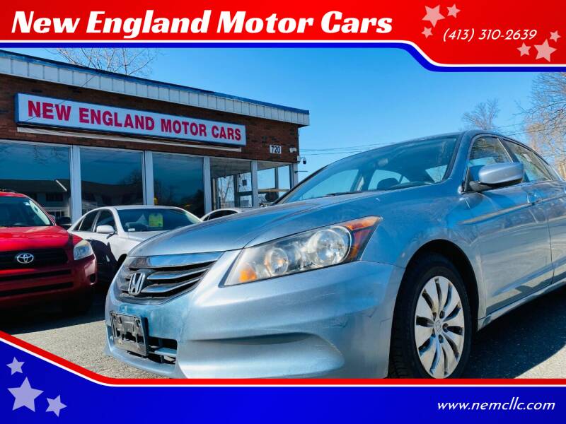 2011 Honda Accord for sale at New England Motor Cars in Springfield MA