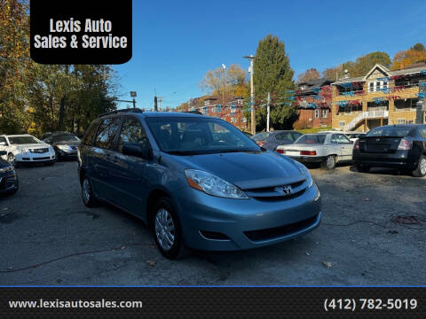 2007 Toyota Sienna for sale at Lexis Auto Sales & Service in Pittsburgh PA