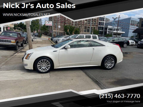 2012 Cadillac CTS for sale at Nick Jr's Auto Sales in Philadelphia PA