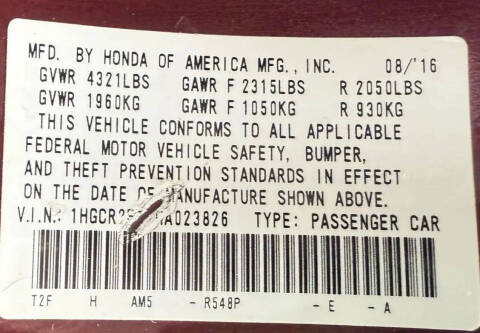 2017 Honda Accord Sport Special Edition