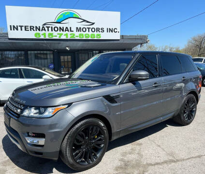 2017 Land Rover Range Rover Sport for sale at International Motors Inc. in Nashville TN