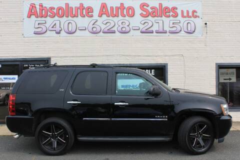 2013 Chevrolet Tahoe for sale at Absolute Auto Sales in Fredericksburg VA