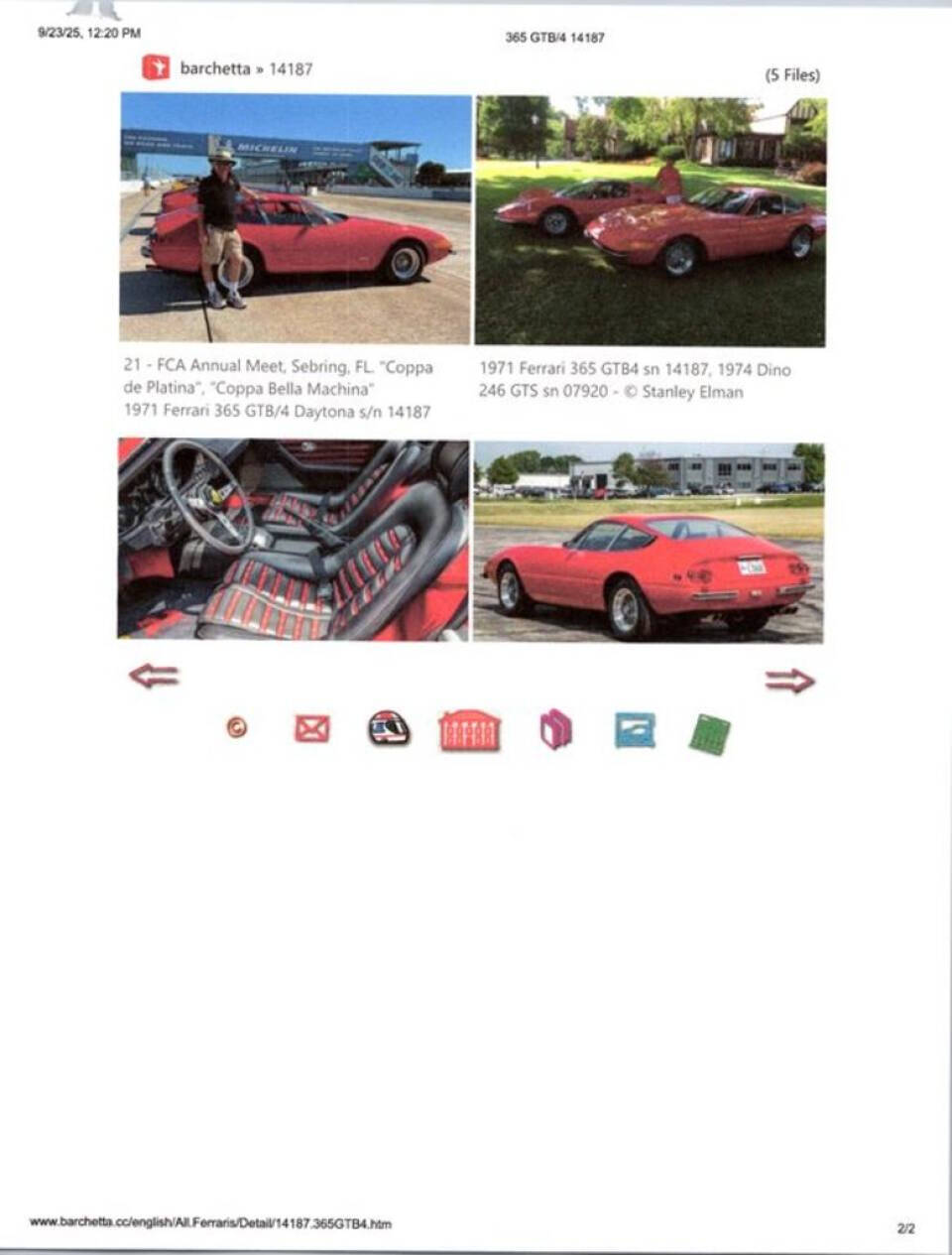 1971 Ferrari DAYTONA 39