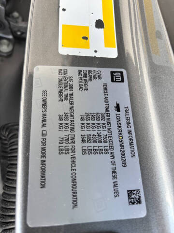 2022 Chevrolet Tahoe RST