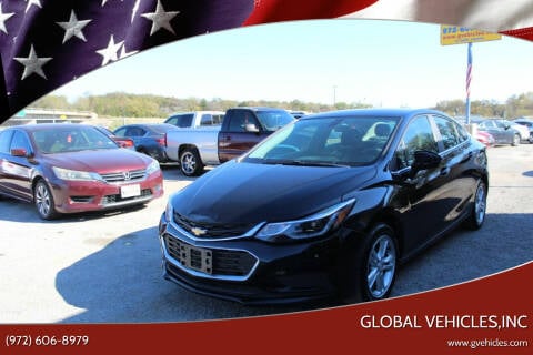 2016 Chevrolet Cruze for sale at Global Vehicles,Inc in Irving TX