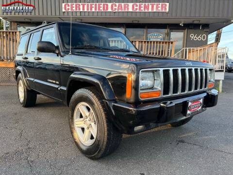 2000 Jeep Cherokee for sale at CERTIFIED CAR CENTER in Fairfax VA