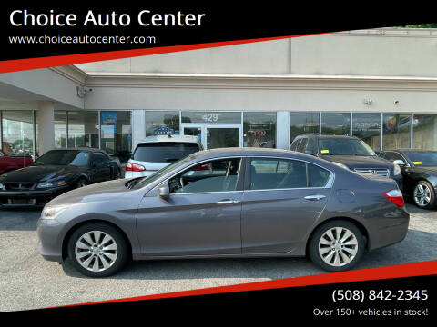 2014 Honda Accord for sale at Choice Auto Center in Shrewsbury MA