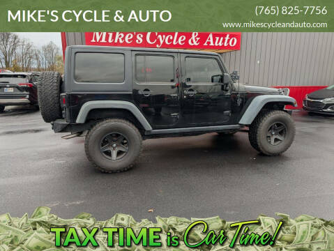 2013 Jeep Wrangler Unlimited for sale at MIKE'S CYCLE & AUTO in Connersville IN