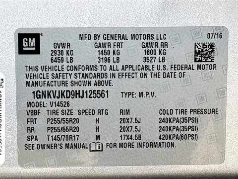 2017 Chevrolet Traverse Premier