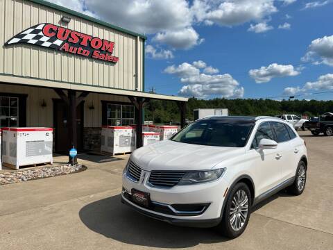 2018 Lincoln MKX for sale at Custom Auto Sales - AUTOS in Longview TX