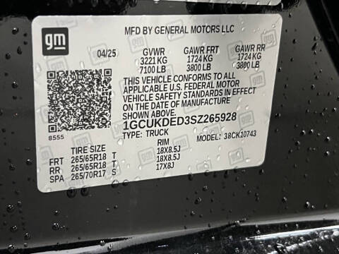 2025 Chevrolet Silverado 1500