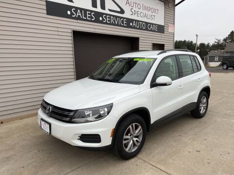 2017 Volkswagen Tiguan for sale at Auto Import Specialist LLC in South Bend IN