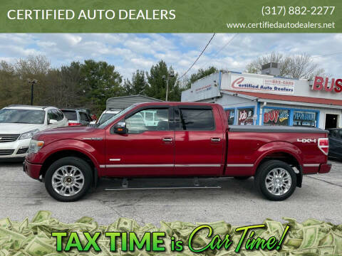 2013 Ford F-150 for sale at CERTIFIED AUTO DEALERS in Greenwood IN