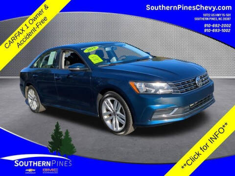 2019 Volkswagen Passat for sale at PHIL SMITH AUTOMOTIVE GROUP - SOUTHERN PINES GM in Southern Pines NC