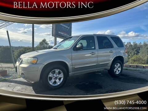 2005 Ford Escape for sale at BELLA MOTORS INC in Auburn CA