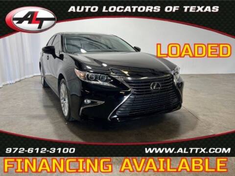 2016 Lexus ES 350 for sale at AUTO LOCATORS OF TEXAS in Plano TX