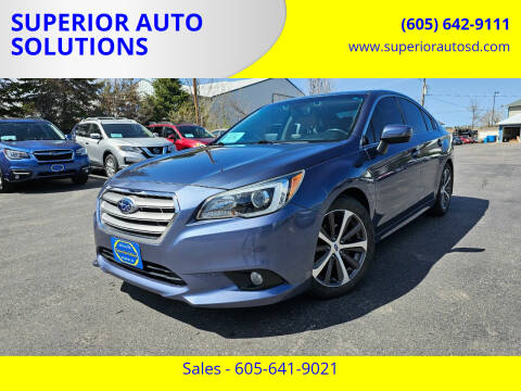 2016 Subaru Legacy for sale at SUPERIOR AUTO SOLUTIONS in Spearfish SD