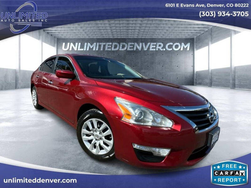 2014 Nissan Altima for sale at Unlimited Auto Sales in Denver CO