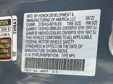 2023 Honda Odyssey Elite