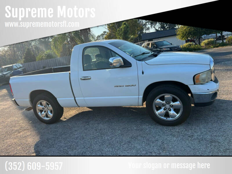 2004 Dodge Ram 1500 for sale at Supreme Motors in Leesburg FL