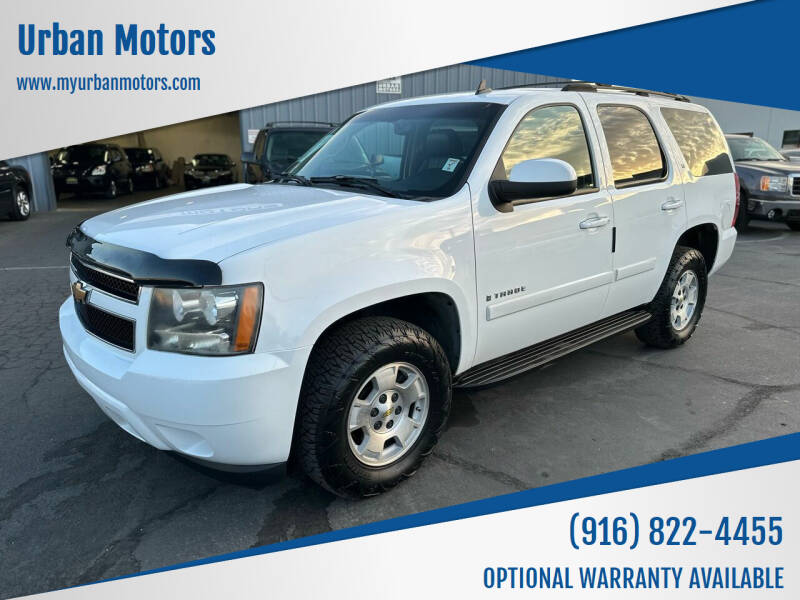 2007 Chevrolet Tahoe for sale at Urban Motors in Sacramento CA