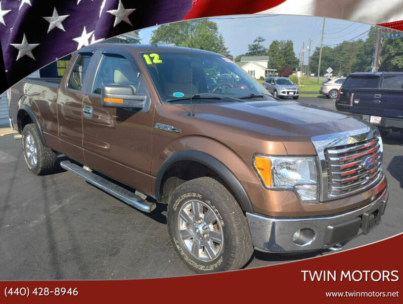2012 Ford F-150 for sale at TWIN MOTORS in Madison OH
