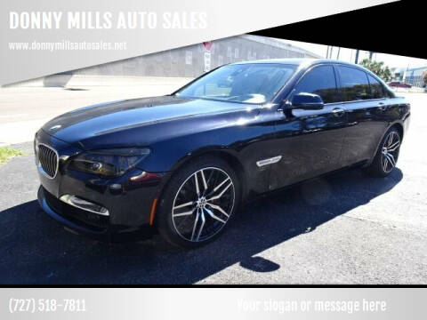 2015 BMW 7 Series for sale at DONNY MILLS AUTO SALES in Largo FL