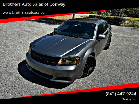2012 Dodge Avenger for sale at Brothers Auto Sales of Conway in Conway SC