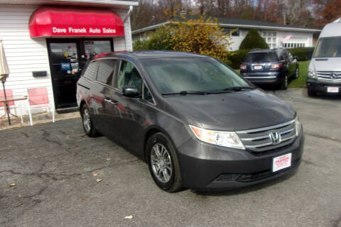 2012 Honda Odyssey for sale at Dave Franek Automotive in Wantage NJ