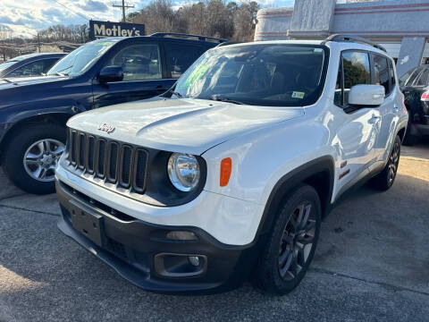2016 Jeep Renegade for sale at Motley's Auto World in Danville VA