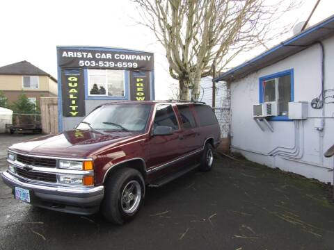 1999 Chevrolet Suburban for sale at ARISTA CAR COMPANY LLC in Portland OR