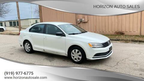 2015 Volkswagen Jetta for sale at Horizon Auto Sales in Raleigh NC