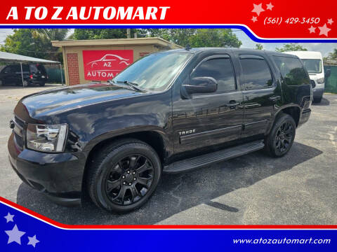 2011 Chevrolet Tahoe for sale at A TO Z  AUTOMART - A TO Z AUTOMART in West Palm Beach FL